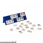 Point Games Mini Travel Rummy Game Set with 106 Tiles and Four 2 Tier Exclusive Playing Racks in Super Durable Travel Bag  B07NZXL2QC